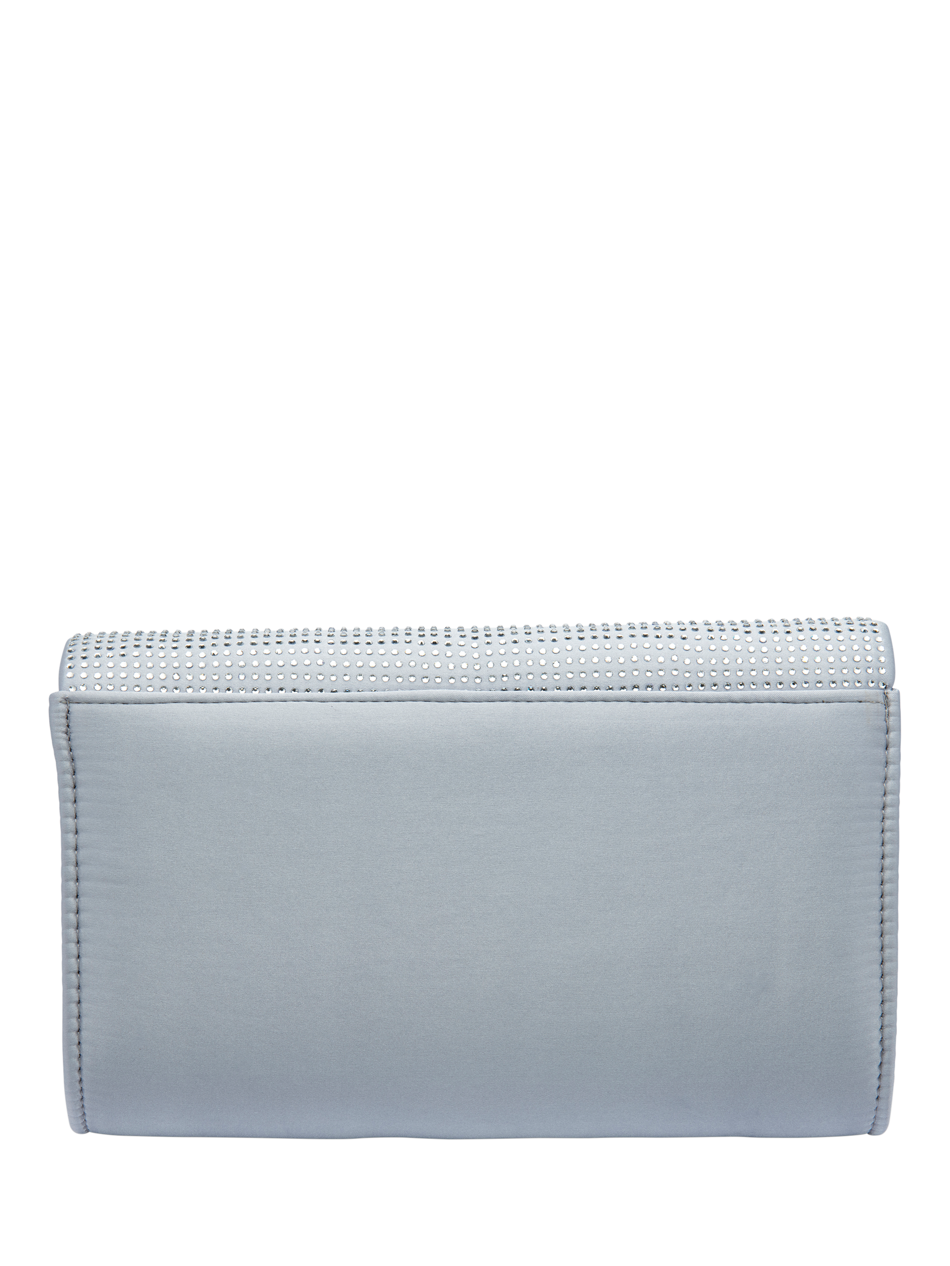 Product image 2 of 4, which shows Ravel Ardee Embellished Envelope Clutch Bag, Silver