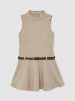 Reiss Kids' Bella Dress, Neutral, Neutral