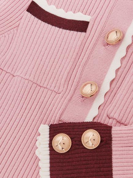 Reiss Kids' Willa Dress, Pink - view 2, Pink