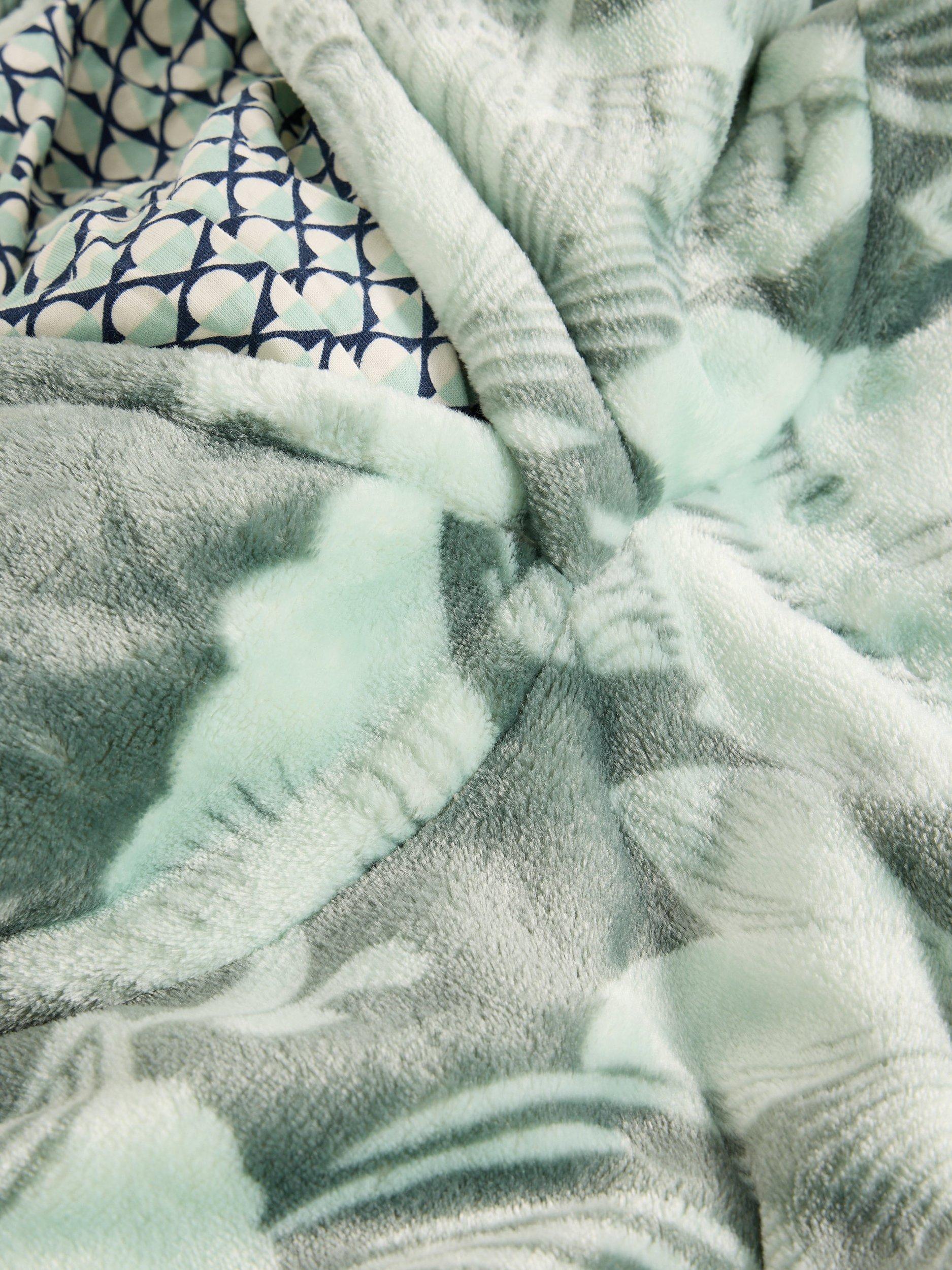 Product image 6 of 6, which shows Mint Velvet Clover Print Hoodie , Green/Multi, S