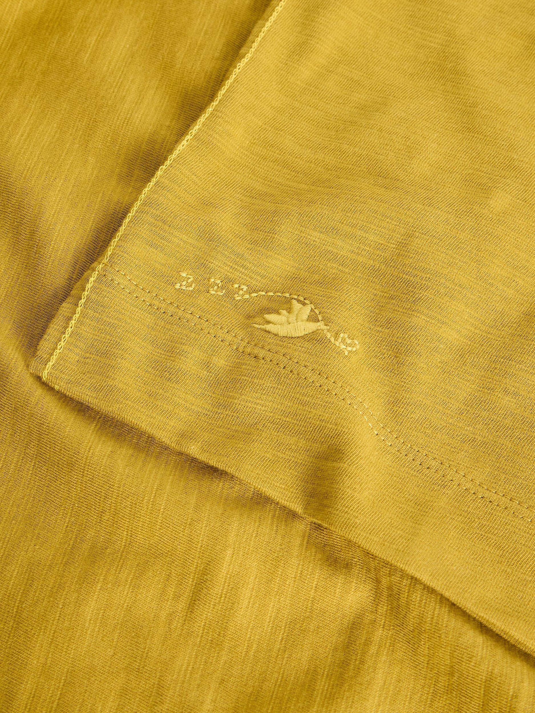 Product image 6 of 6, which shows White Stuff Mia Patch Pocket Jersey Top, Mid Chart, L