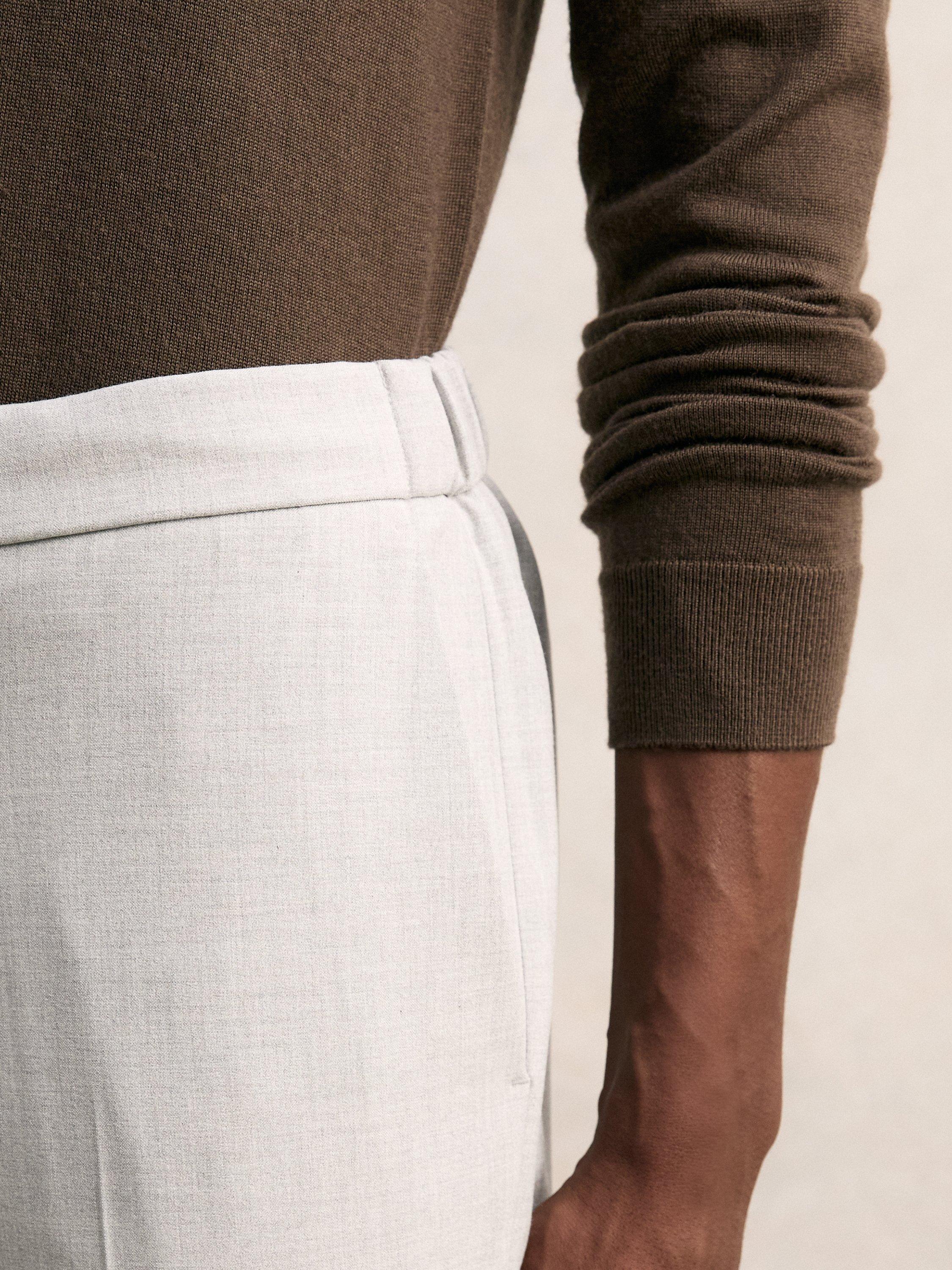 Product image 4 of 5, which shows Reiss Found Slim Trousers, Grey, 28 R