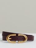 Reiss Bailey Horseshoe Waist Leather Belt