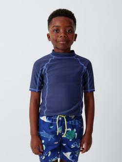 John Lewis Kids' Rash Vest, Navy, Navy