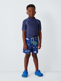 John Lewis Kids' Rash Vest, Navy - view 2, Navy