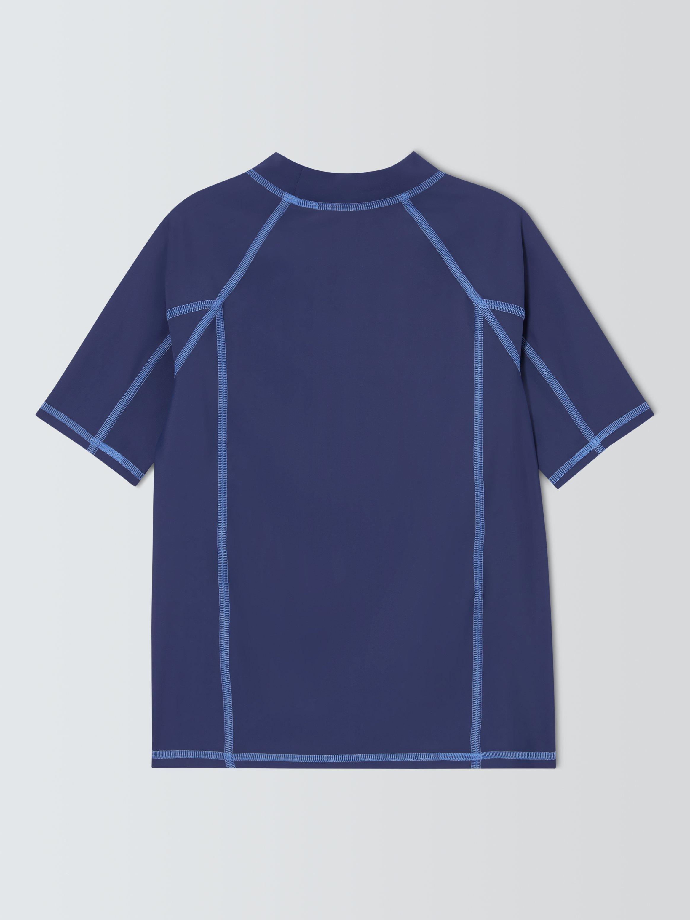 Product image 2 of 3, which shows John Lewis Kids' Rash Vest, Navy, 3 years