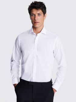 Moss Non Iron Tailored Fit Shirt, White, White