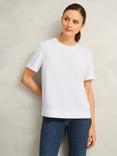 Hobbs Lori Boxy Fit T-Shirt, White