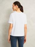 Hobbs Lori Boxy Fit T-Shirt, White