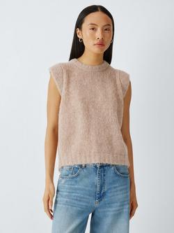AND/OR Luna Gauze Knit Wool Rich Top, Natural - view 2, Natural