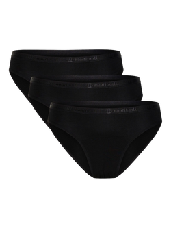 Modibodi Classic Period Bikini Knickers, Light Absorbency, Black, Black
