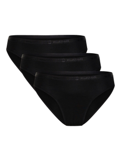 Modibodi Classic Period Bikini Knickers, Super Absorbency, Black, Black