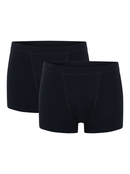 Modibodi Soft Stretch Seamless Period Shorts Knickers, Pack of 2, Black, Black