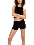 Modibodi Soft Stretch Seamless Period Shorts Knickers, Pack of 2, Black