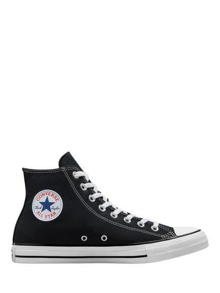 Converse Chuck Taylor All Star Canvas Hi-Top Trainers, Black, Black