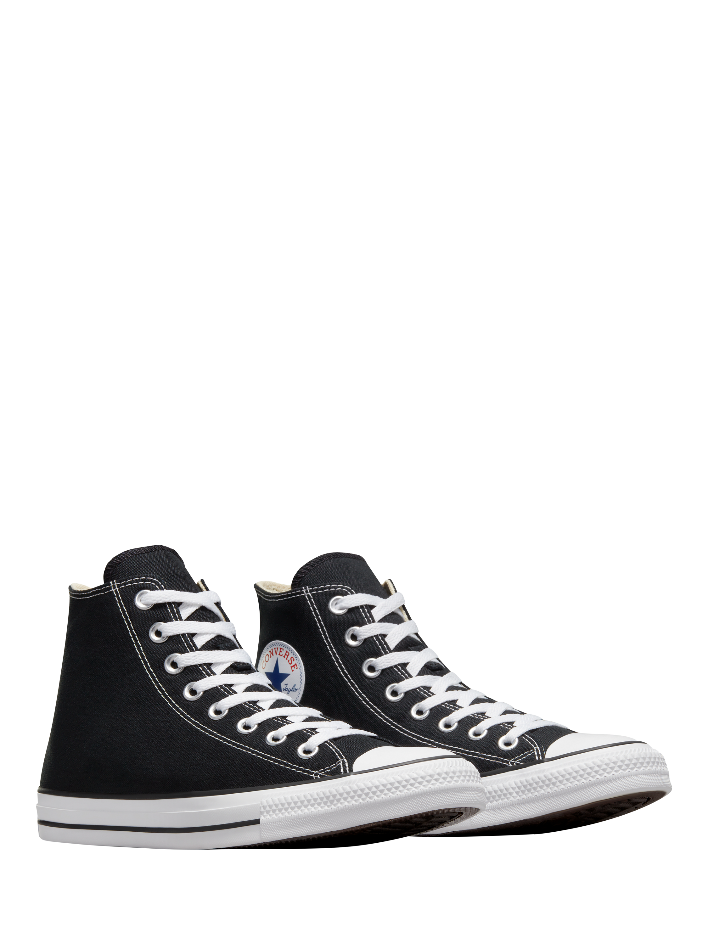 Product image 3 of 4, which shows Converse Chuck Taylor All Star Canvas Hi-Top Trainers, Black, 4