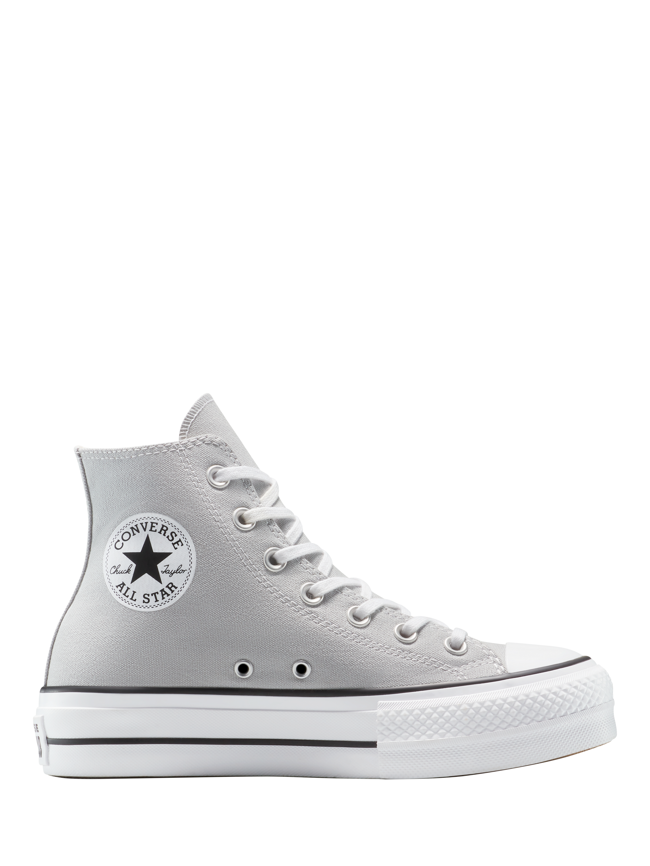 Converse Chuck Taylor All Star Lift Hi-Top Trainers, Grey