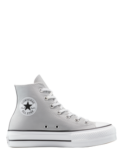 Converse Chuck Taylor All Star Lift Hi-Top Trainers, Grey, Grey