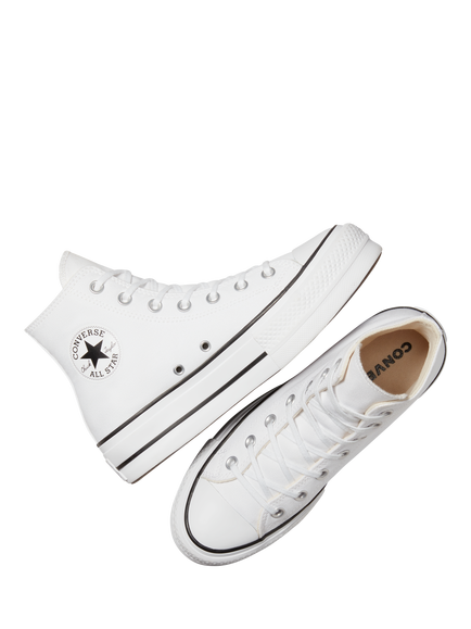 Converse Chuck Taylor All Star Lift Hi-Top Trainers, White - view 2, White