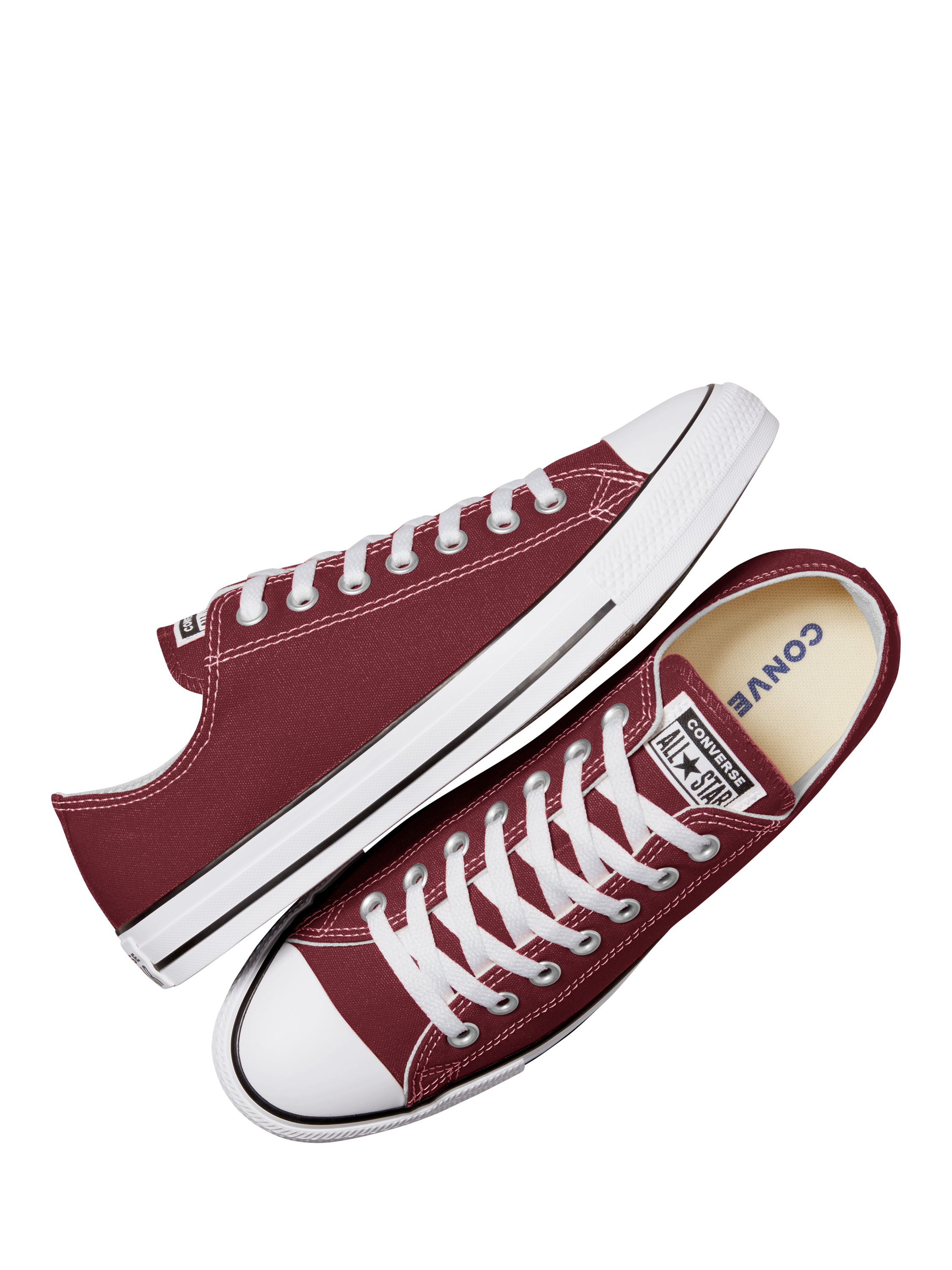 Product image 3 of 3, which shows Converse Chuck Taylor All Star Trainers, Maroon, 4