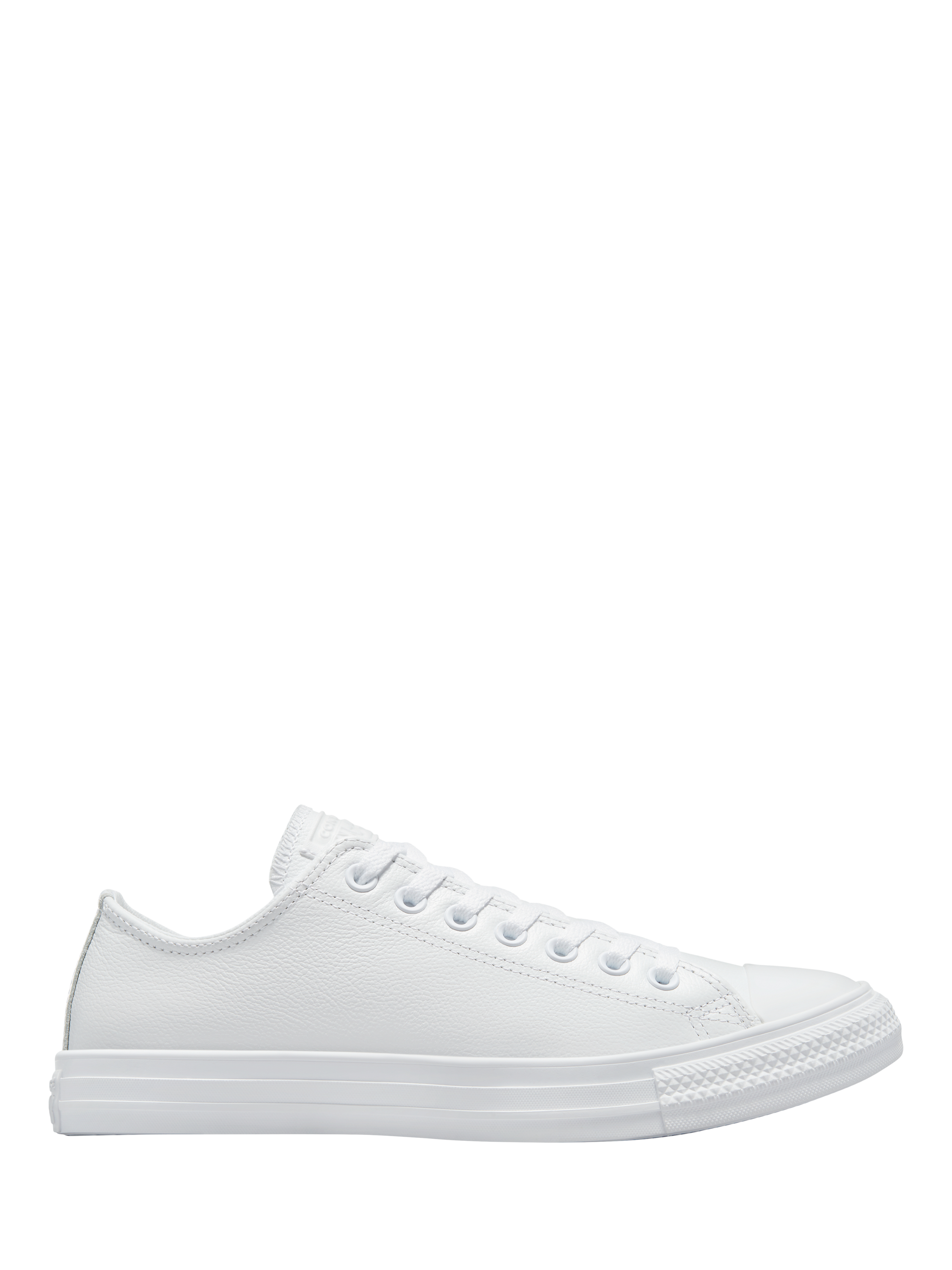 Product image 1 of 4, which shows Converse Chuck Taylor All Star Leather Trainers, White, 4