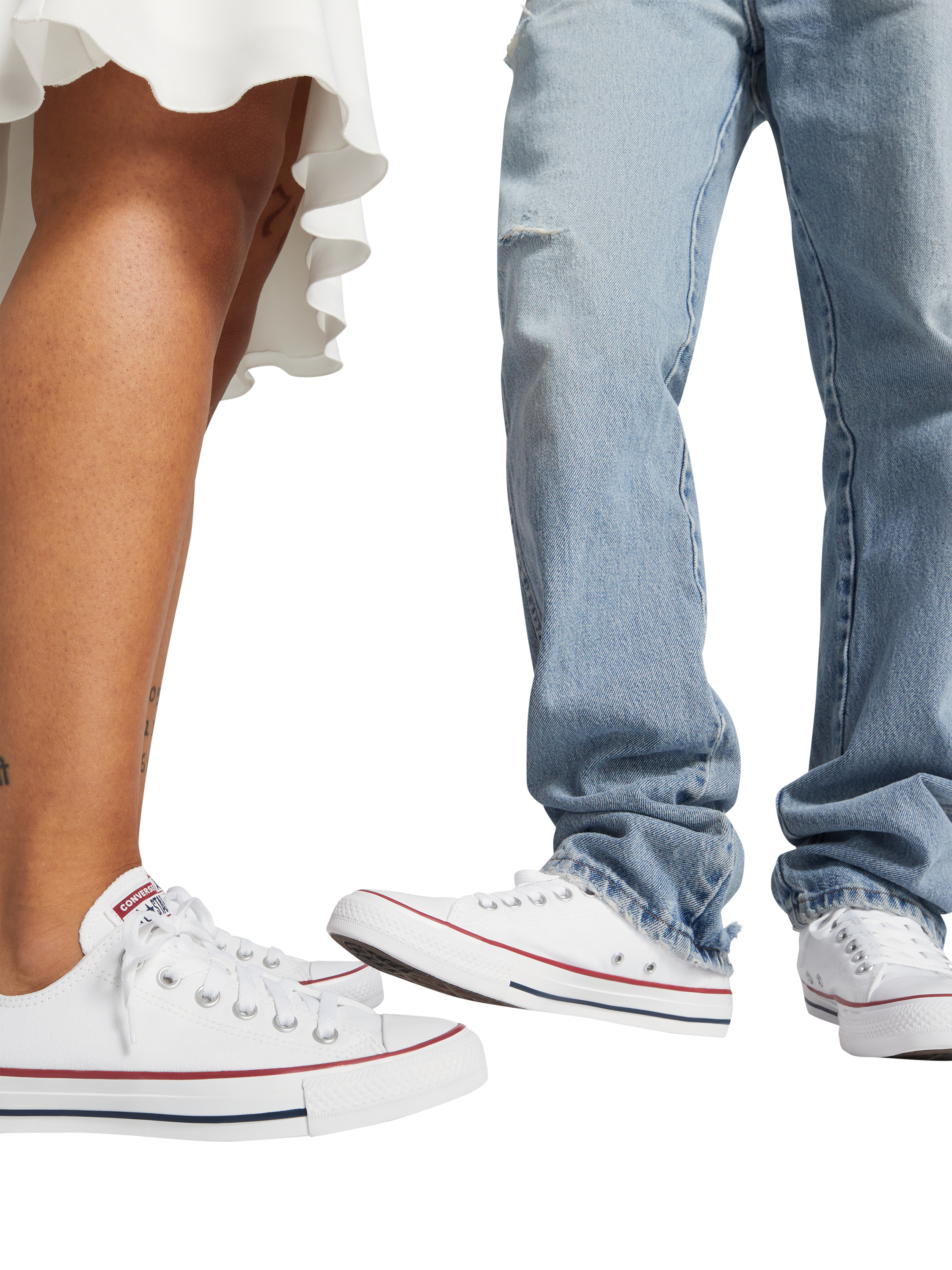 Product image 3 of 3, which shows Converse Chuck Taylor All Star Trainers, White, 4