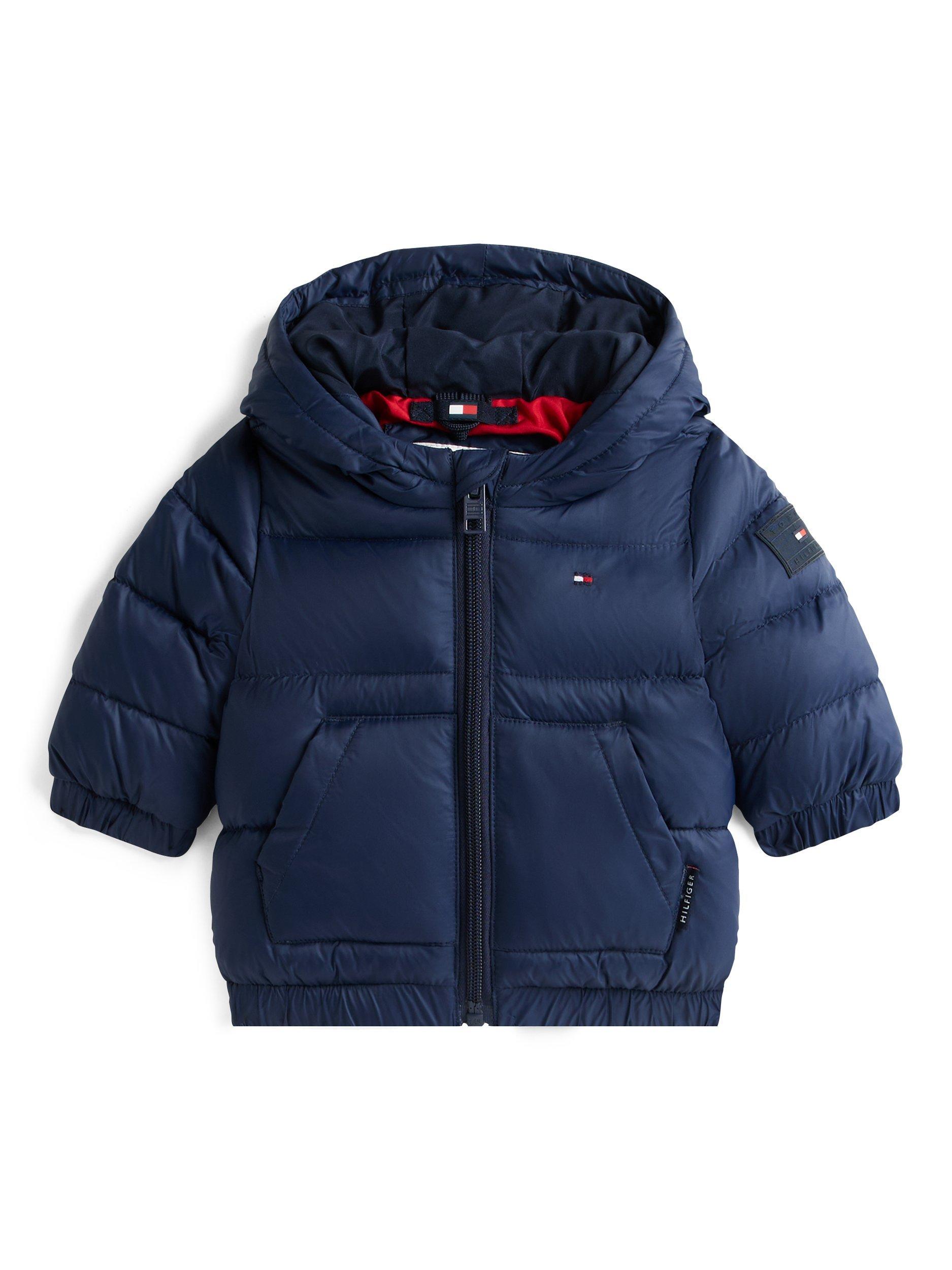 Product image 1 of 2, which shows Tommy Hilfiger Baby Puffer Jacket, Dark Night Navy, 6 months