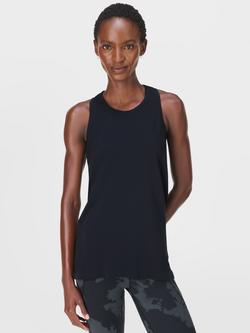 Sweaty Betty Athlete Featherweight Loose Seamless Tank Top, Black