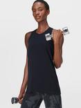 Sweaty Betty Athlete Featherweight Loose Seamless Tank Top, Black