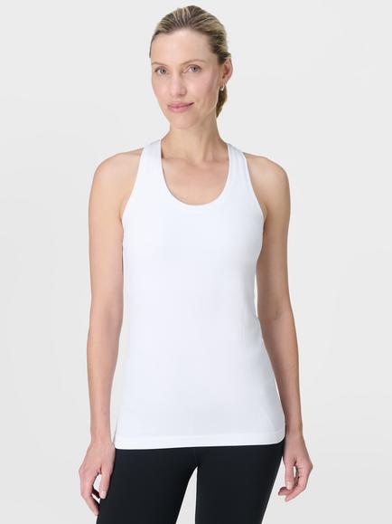Sweaty Betty Round Neck Tank Top, White