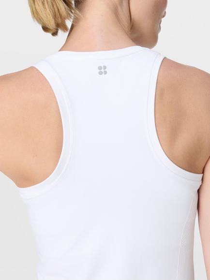 Sweaty Betty Round Neck Tank Top - view 2, White