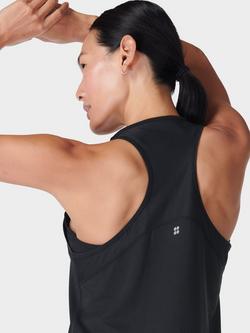 Sweaty Betty Breathe Easy Mesh Run Tank Top - view 2, Black