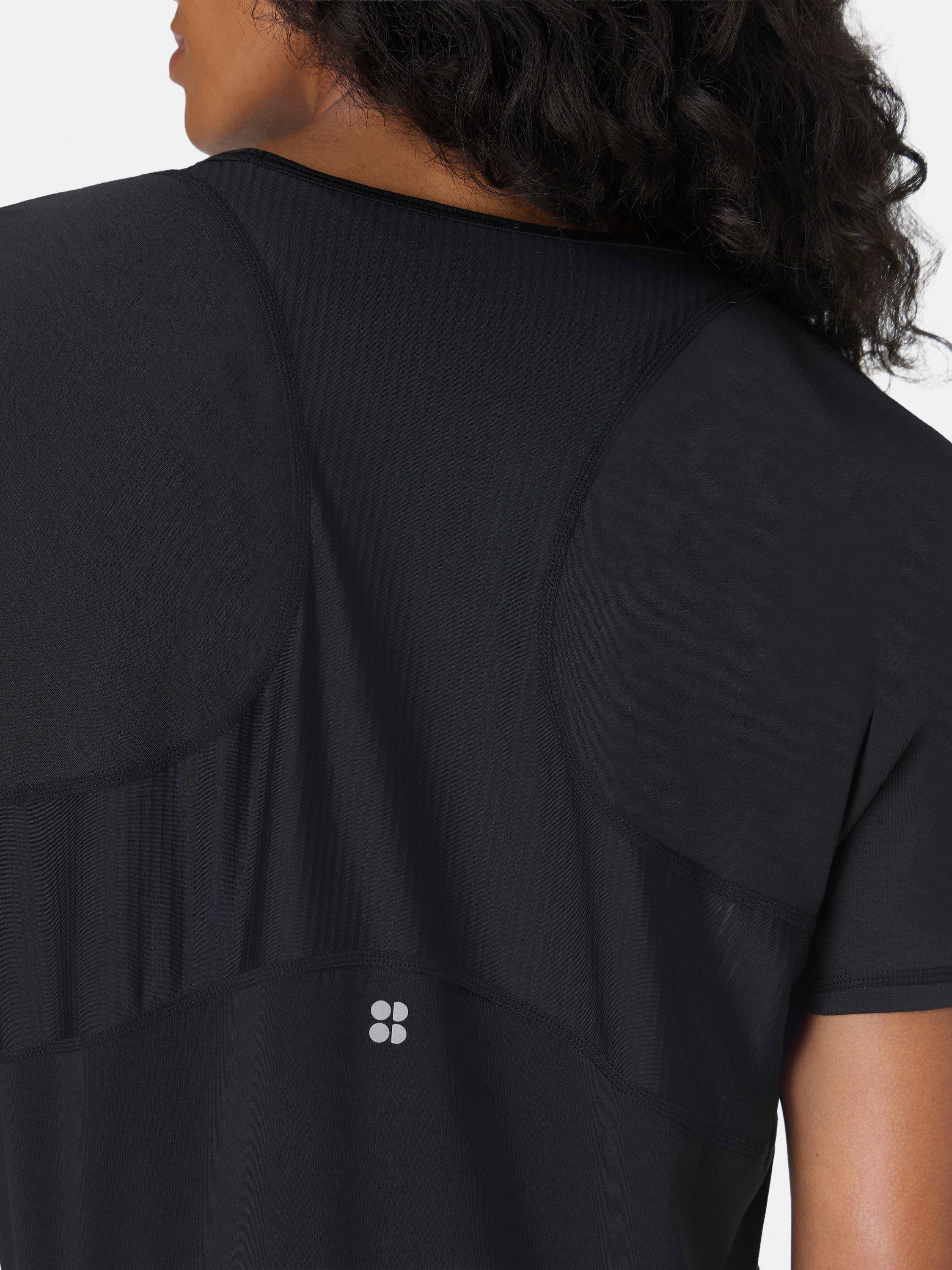 Product image 5 of 7, which shows Sweaty Betty Short Sleeve Round Neck T-Shirt, Black, XXS