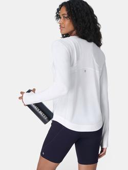 Sweaty Betty Long Sleeve Run Top - view 2, White