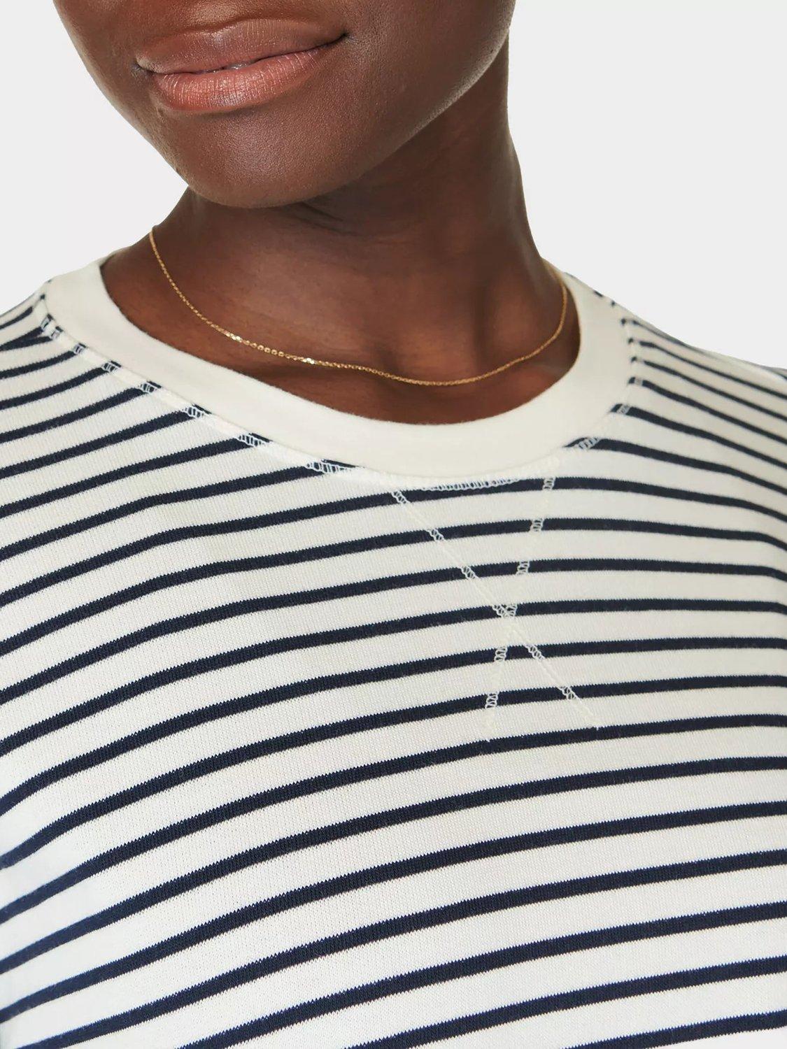 Product image 5 of 5, which shows Sweaty Betty After Class Longline Sweatshirt, Lily White, XXS