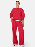 Sweaty Betty After Class Crop Sweatshirt, Pepper Red