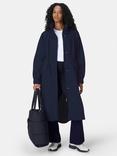 Sweaty Betty Motion Technical Longline Parka, French Navy Blue