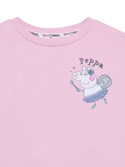 Brand Threads Kids' Peppa Pig Jumper & Joggers Set, Pink - view 2, Pink