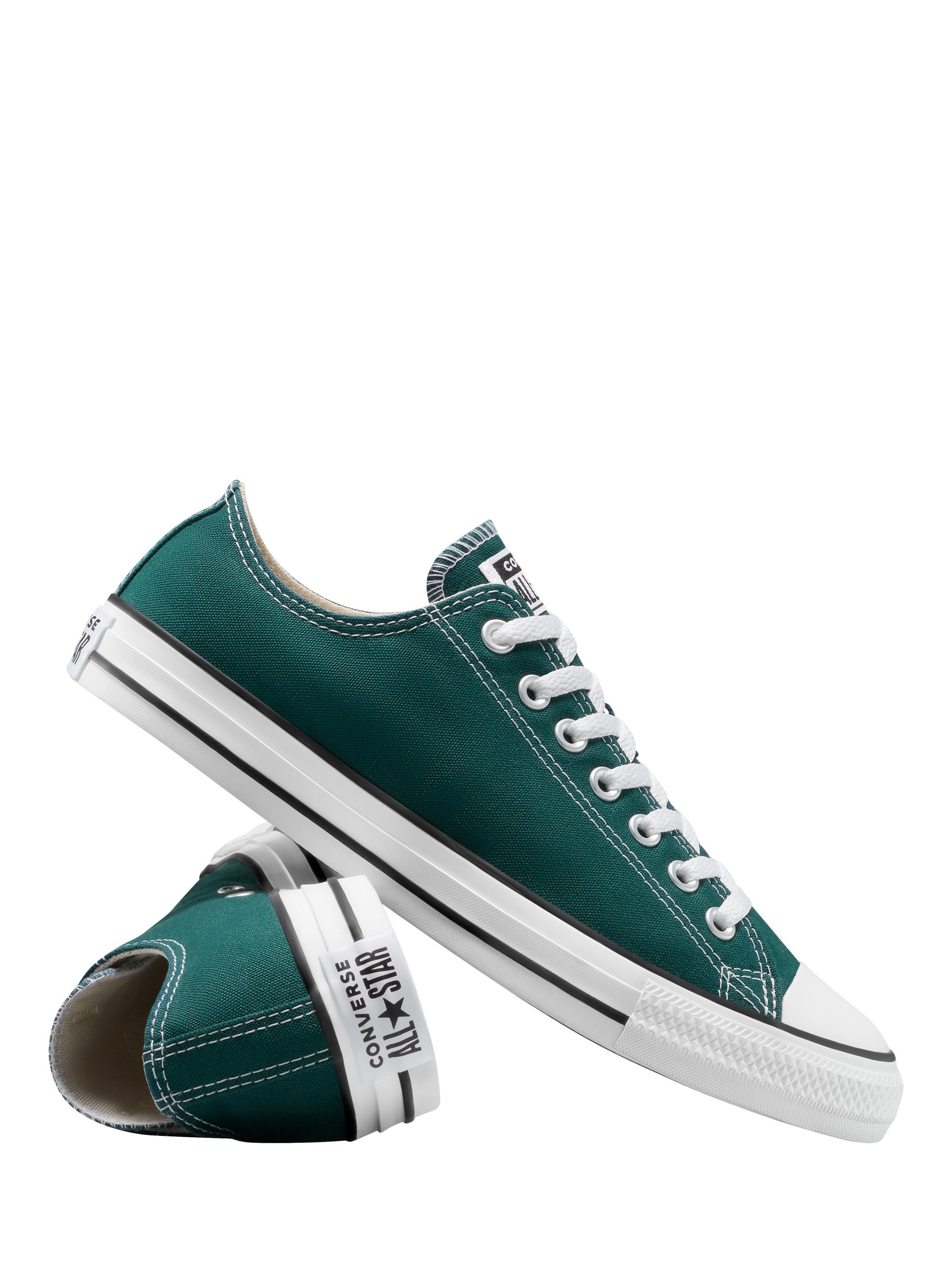 Product image 3 of 4, which shows Converse Chuck Taylor All Star Canvas Trainers, Jade, 4