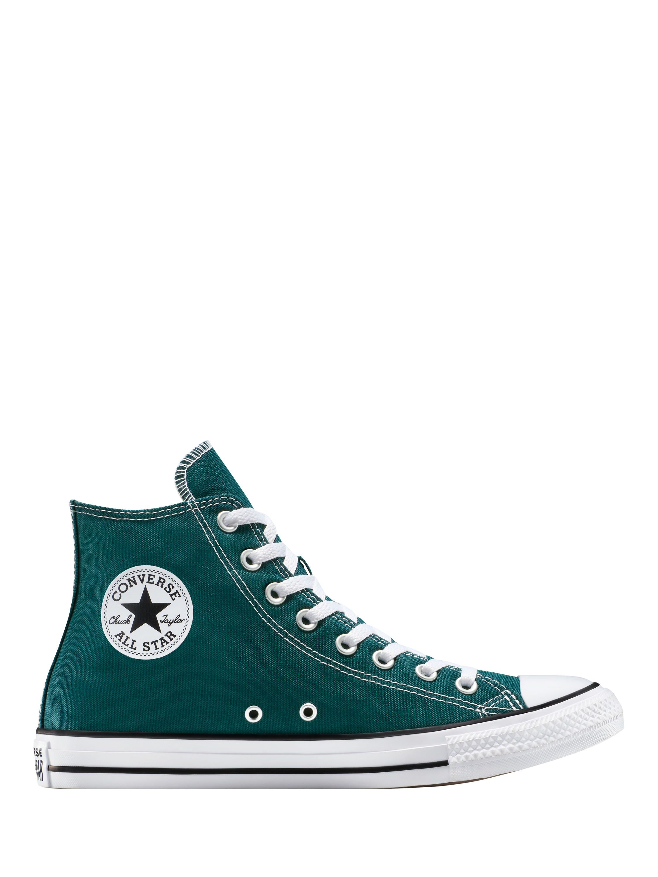 Product image 1 of 4, which shows Converse Chuck Taylor All Star Canvas Hi-Top Trainers, Jade, 4