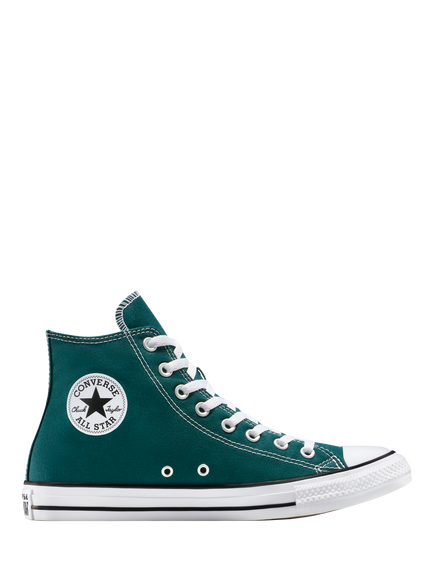 Converse Chuck Taylor All Star Canvas Hi-Top Trainers, Jade, Jade