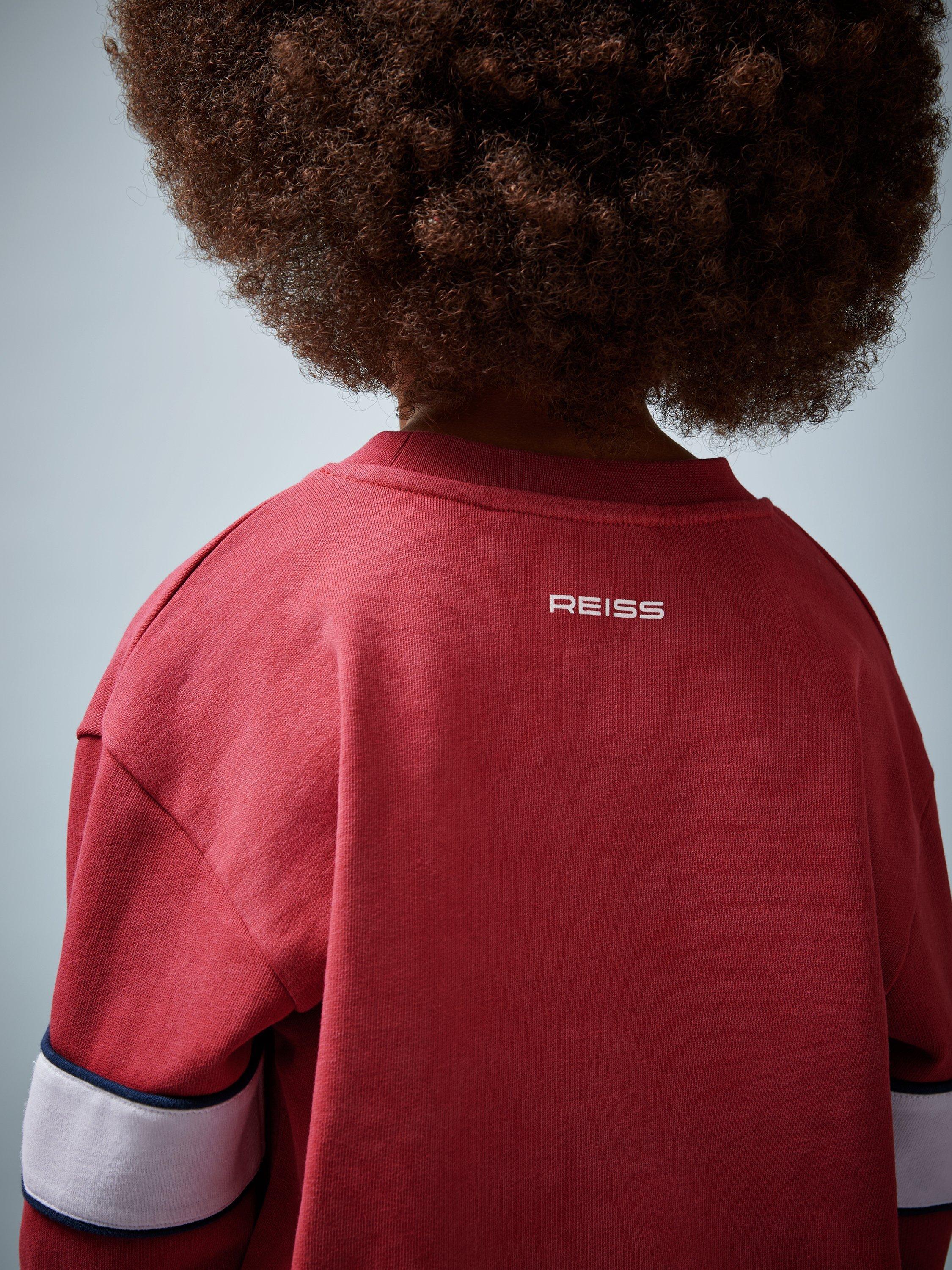 Product image 5 of 5, which shows Reiss Kids' Clark Jumper, Red, 11-12 years