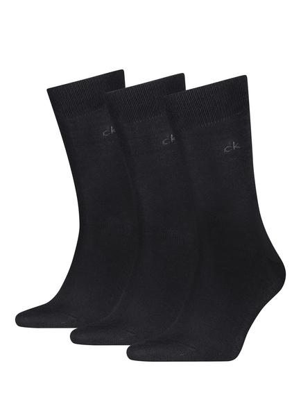 Cavlin Klein Classic Socks, Pack of 3, Black