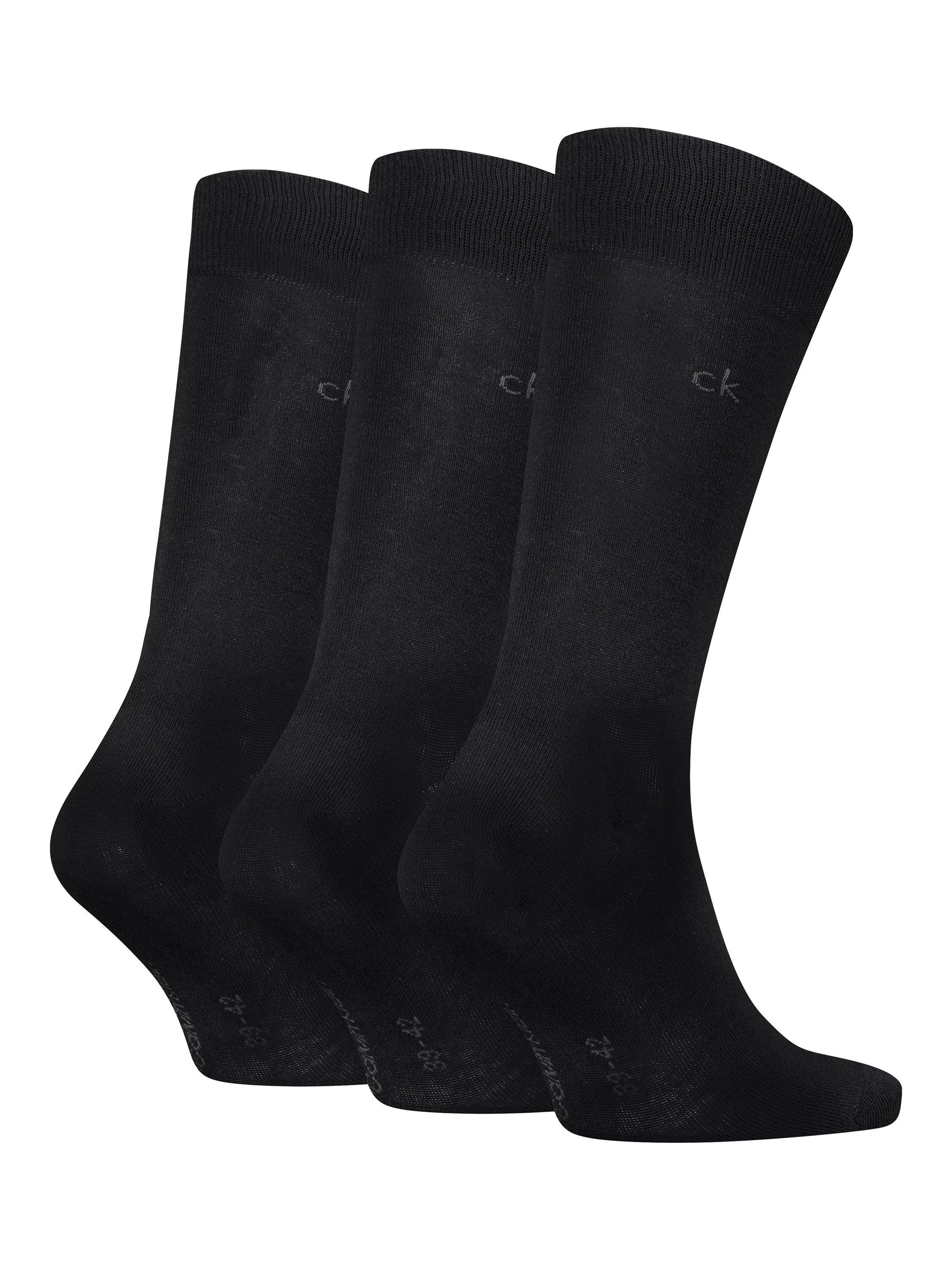 Product image 2 of 2, which shows Cavlin Klein Classic Socks, Pack of 3, Black, S-M