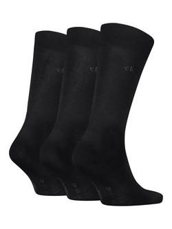Cavlin Klein Classic Socks, Pack of 3 - view 2, Black