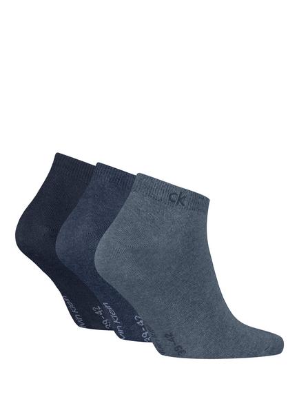 Calvin Klein Trainer Socks, Pack of 3 - view 2, Denim