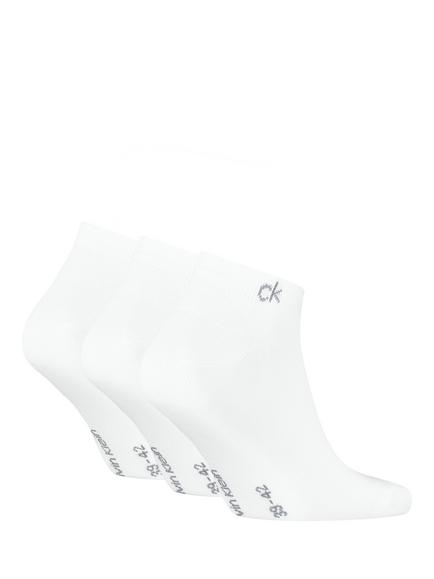 Calvin Klein Trainer Socks, Pack of 3 - view 2, White