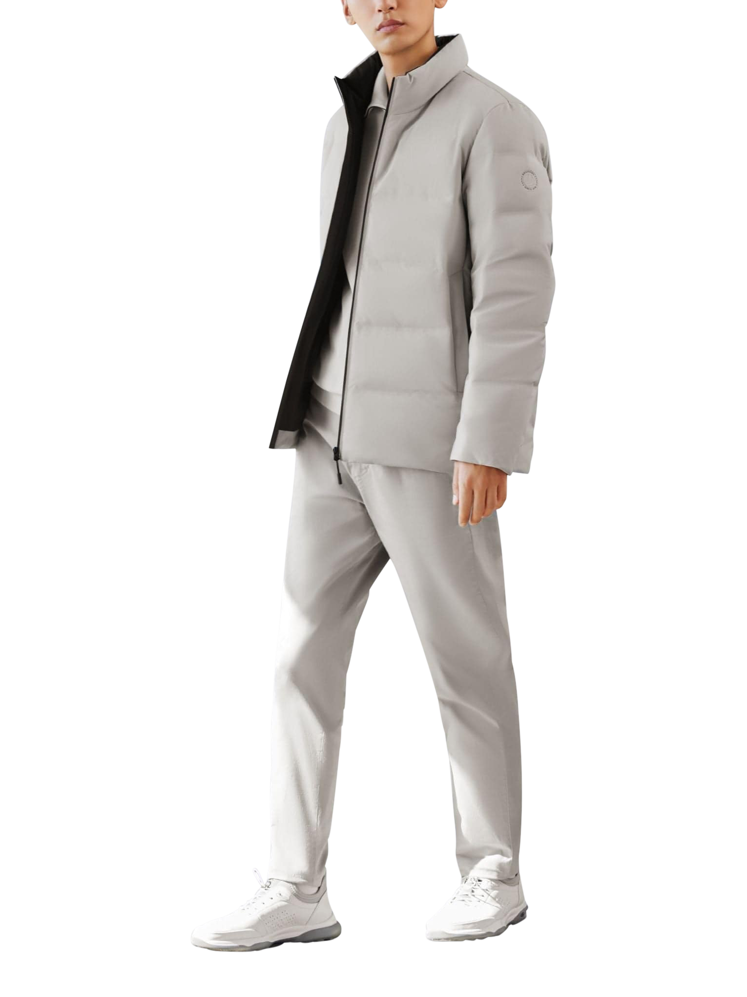 Product image 3 of 8, which shows Bosideng Classic Business Goose Down Jacket, Grey, S