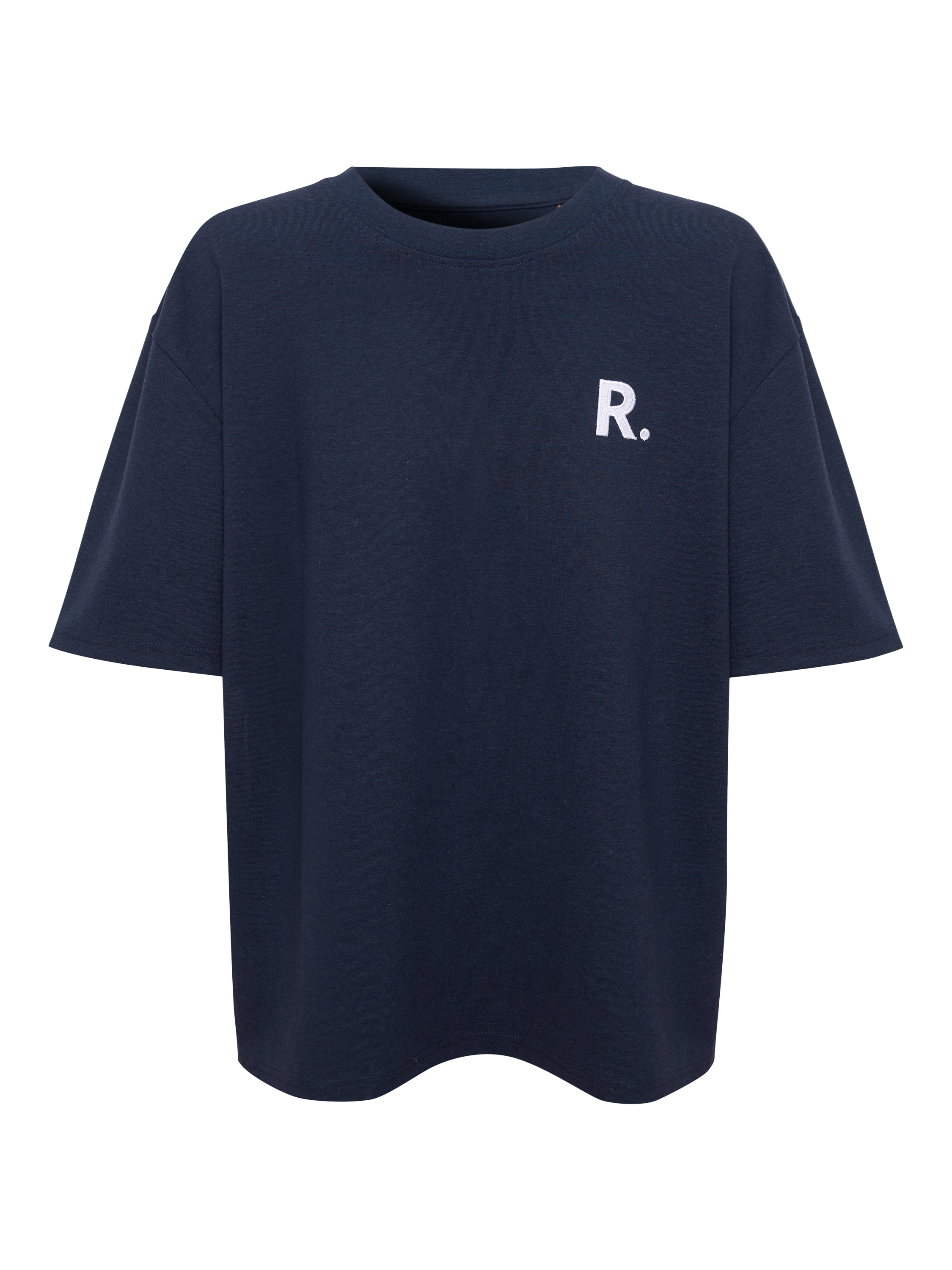 Product image 2 of 3, which shows RATION.L R-Thrive Padel Cotton Blend T-Shirt, Navy, S