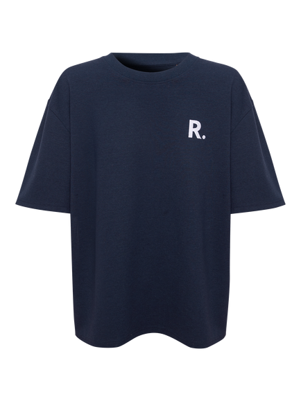 RATION.L R-Thrive Unisex Padel Cotton Blend T-Shirt - view 2, Navy